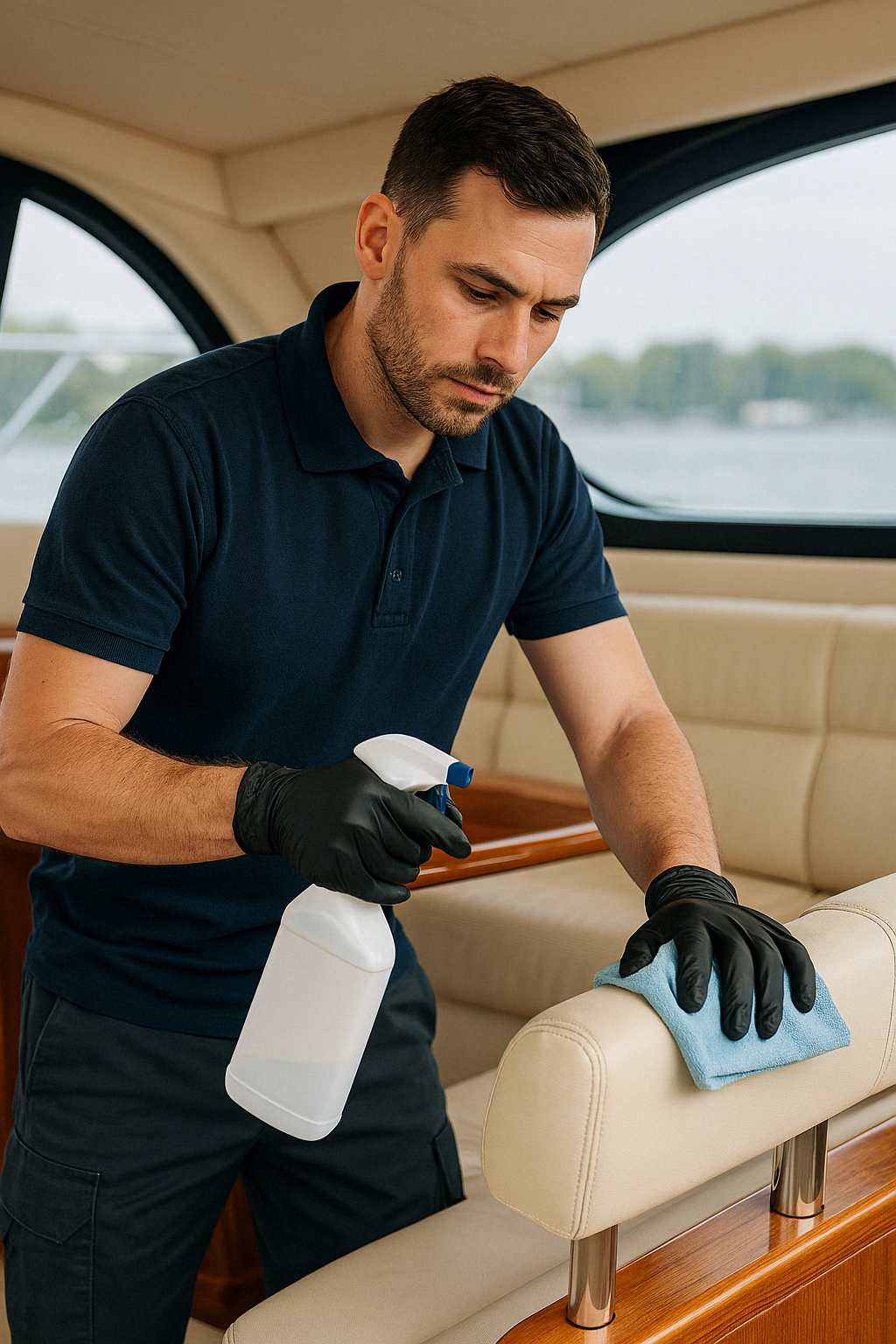yacht cleaning
