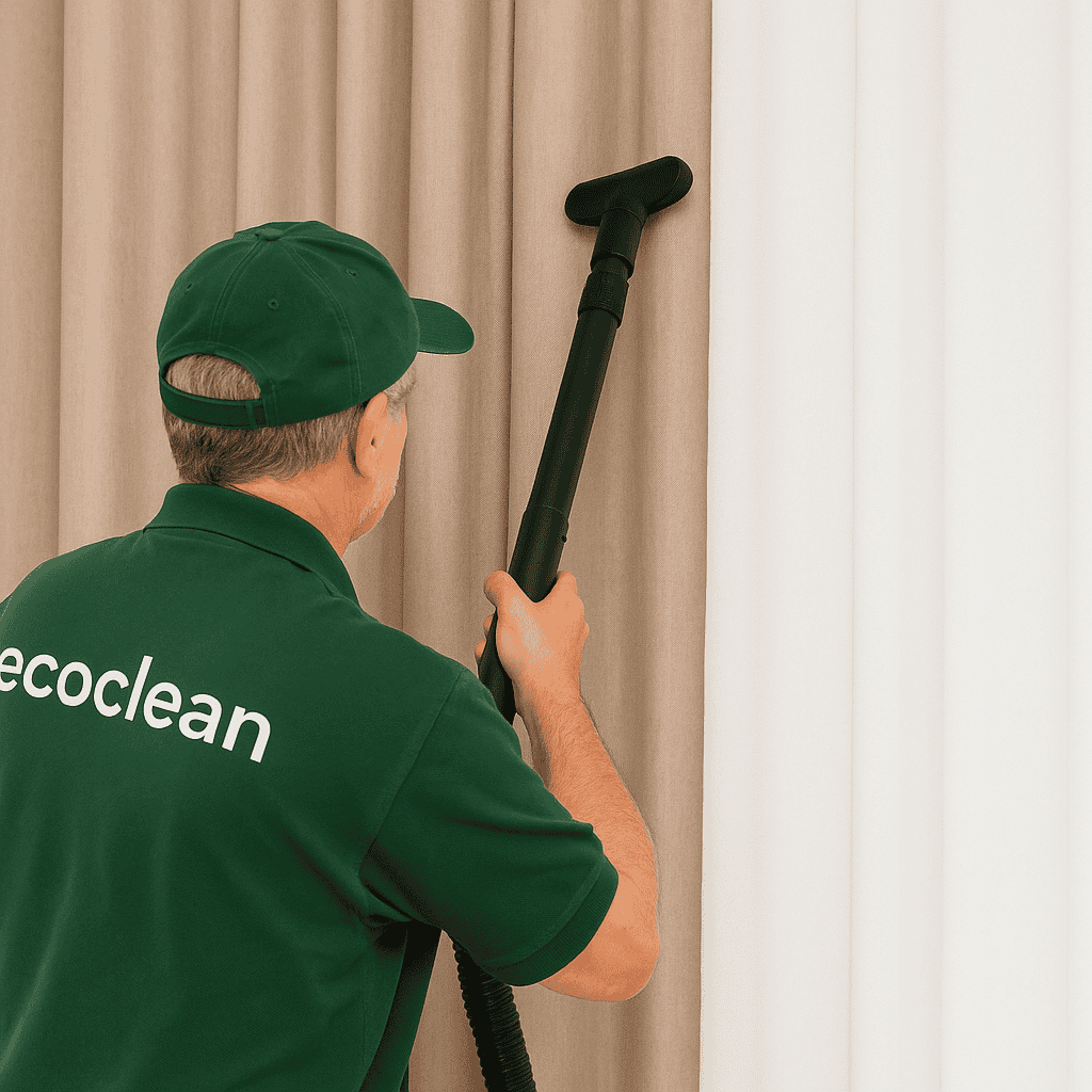 Curtain Dusting and Vacuuming