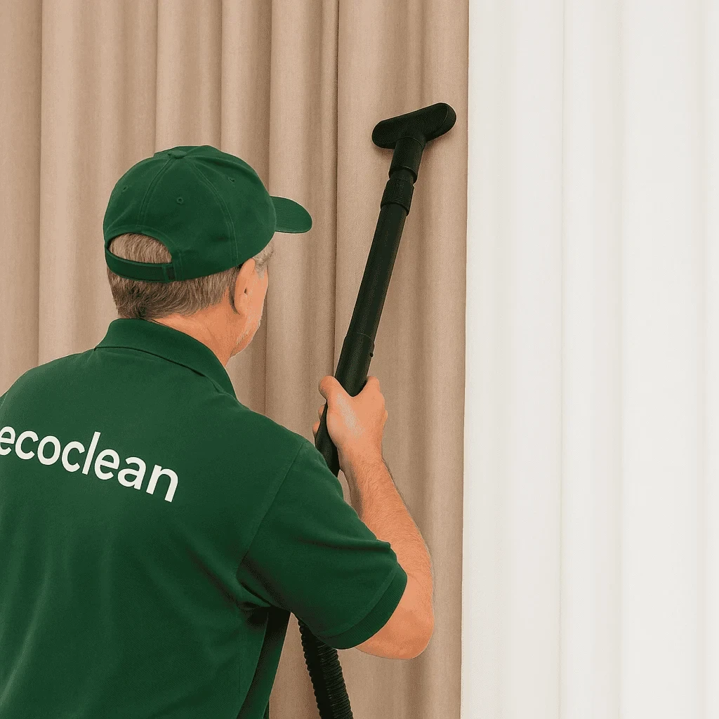 Curtain Dusting and Vacuuming