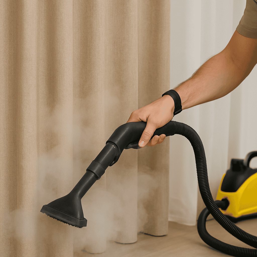Curtain Steam Sanitization