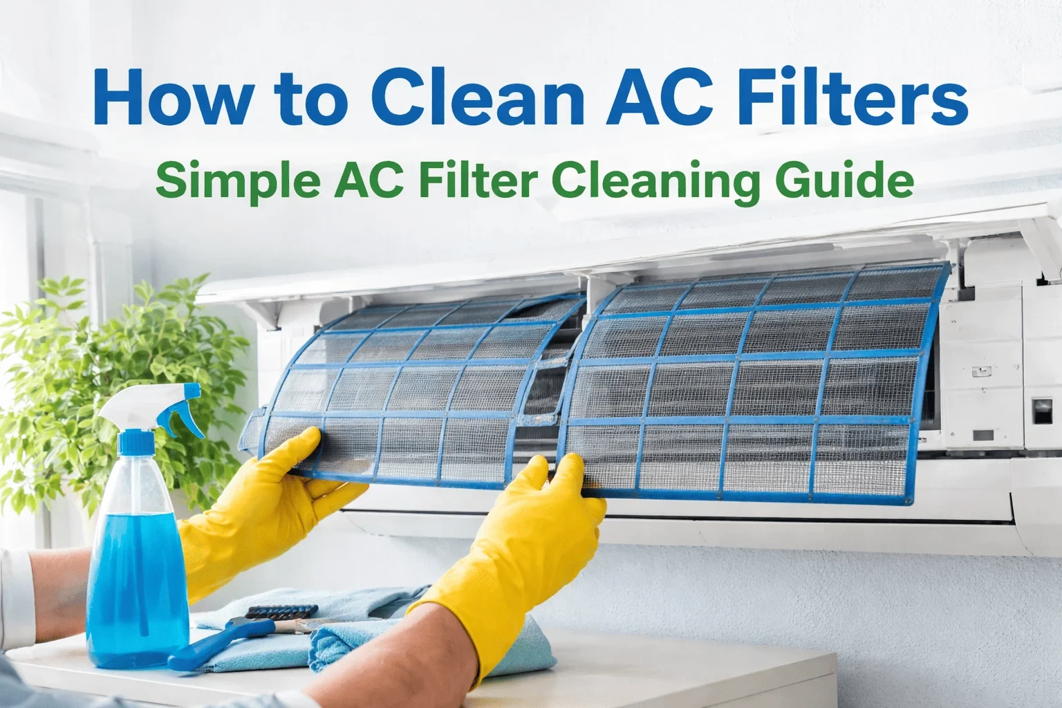 How to Clean AC Filters: Simple AC Filter Cleaning Guide
