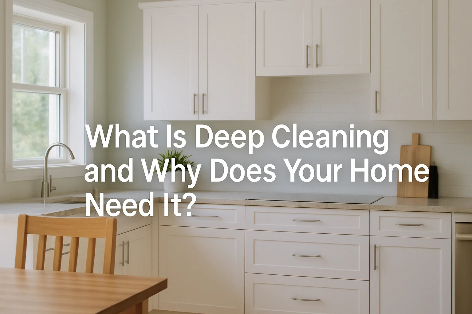 What Is Deep Cleaning and Why Does Your Home Need It?